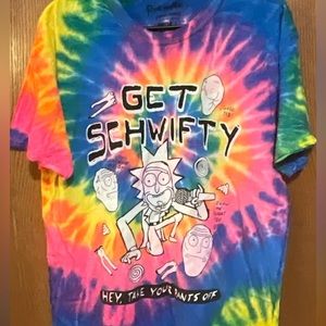 Rick and Morty, tie-dye, medium, Ripple Junction